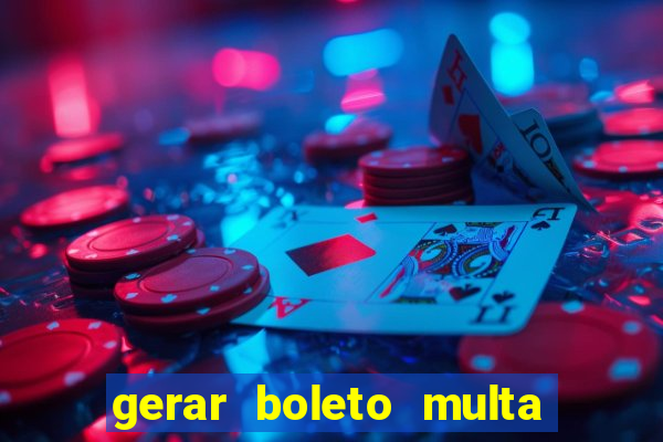 gerar boleto multa detran sp